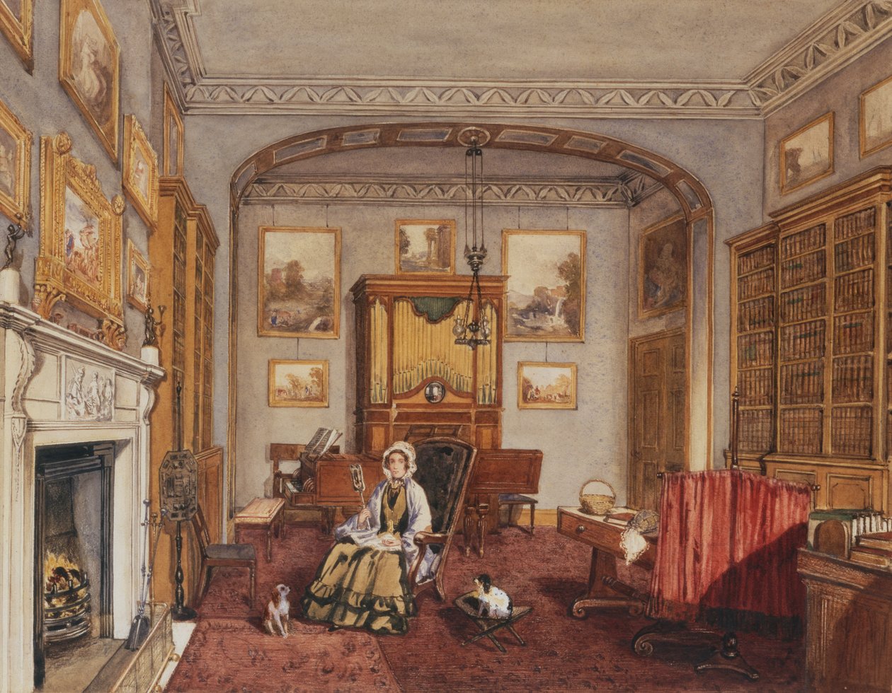 The Boudoir at Northwick Park, c.1830 by Anne Rushout