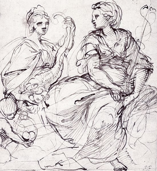 Abundance and Happiness by Annibale Carracci