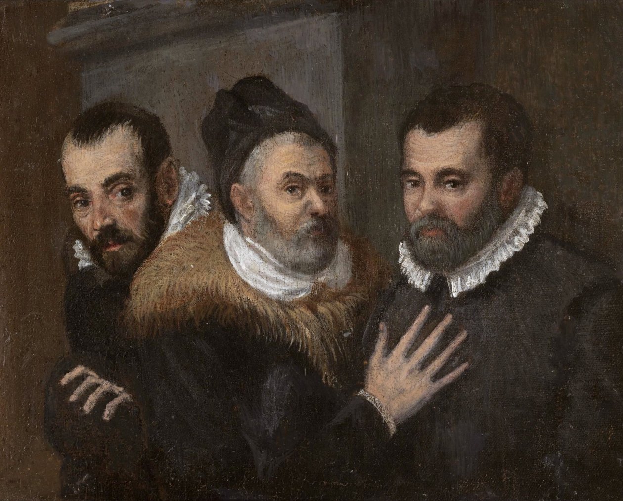 Annibale, Ludovico and Agostino Carracci by Annibale Carracci