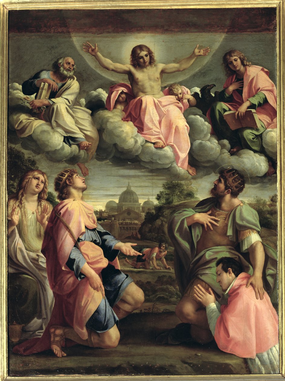 Christ in Glory with the Saints by Annibale Carracci