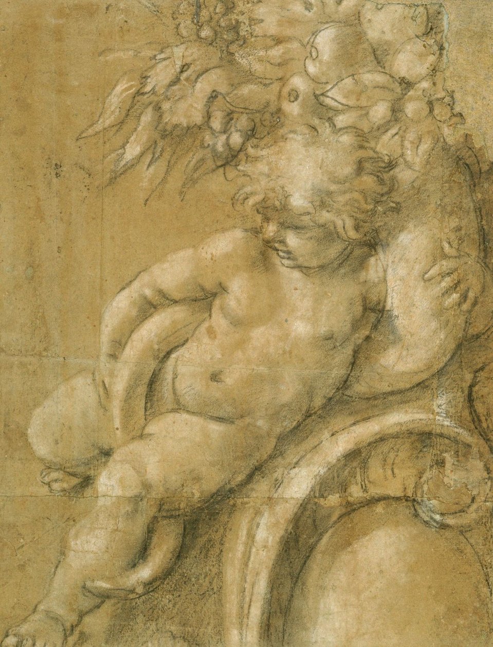 Putto with a Cornucopia by Annibale Carracci