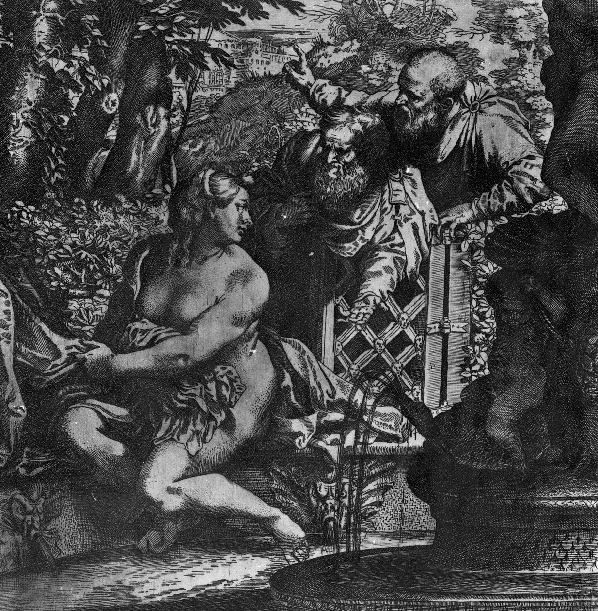 Susanna and the Elders, c.1590 by Annibale Carracci