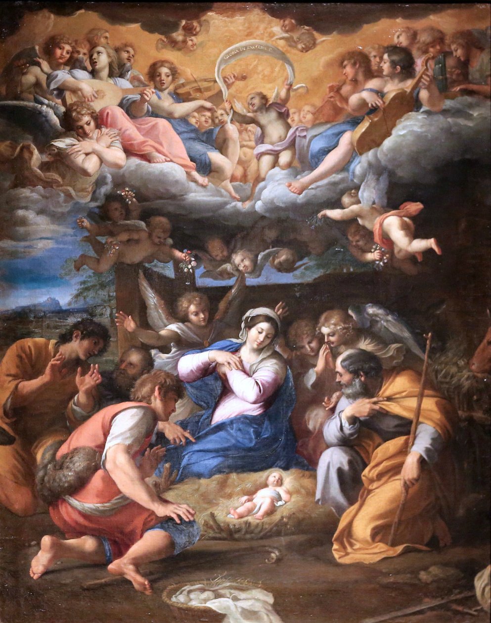 The Adoration of the Shepherds by Annibale Carracci
