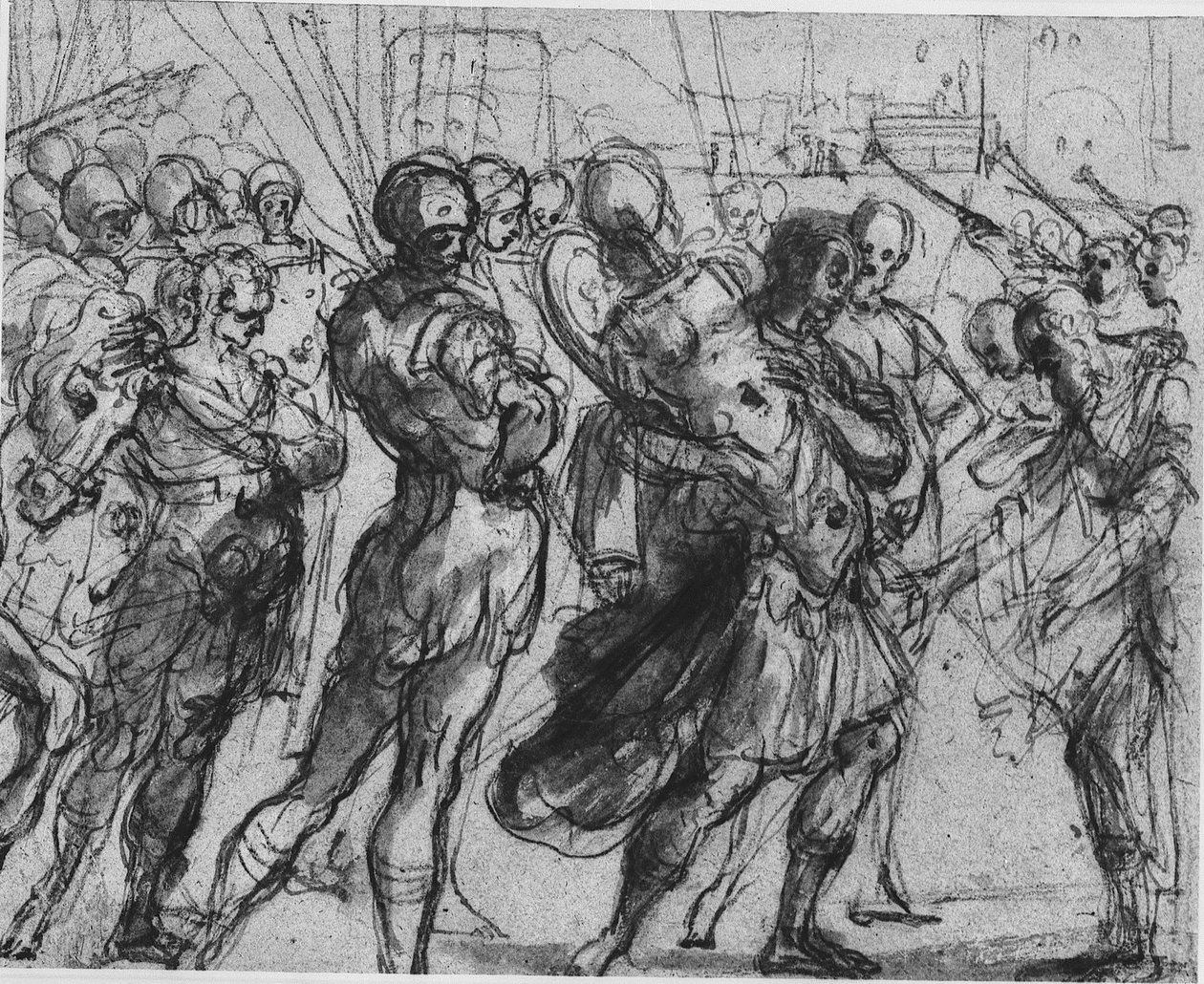 The Triumph of Romulus over Acron by Annibale Carracci