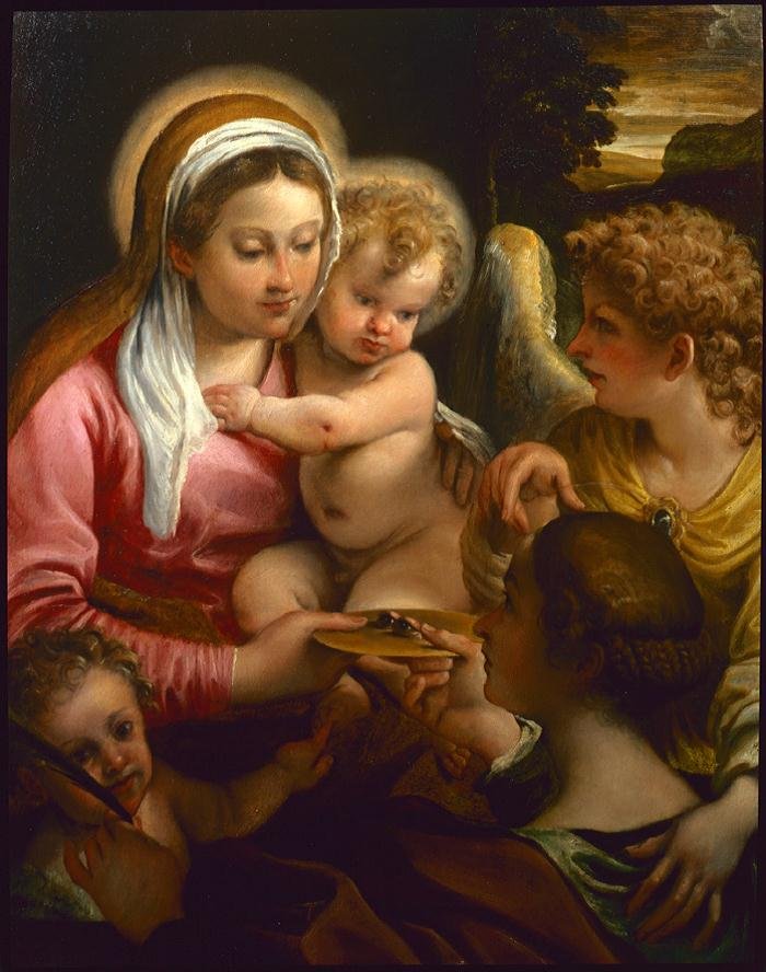 Virgin and Child with Saint Lucy and the Young John the Baptist by Annibale Carracci