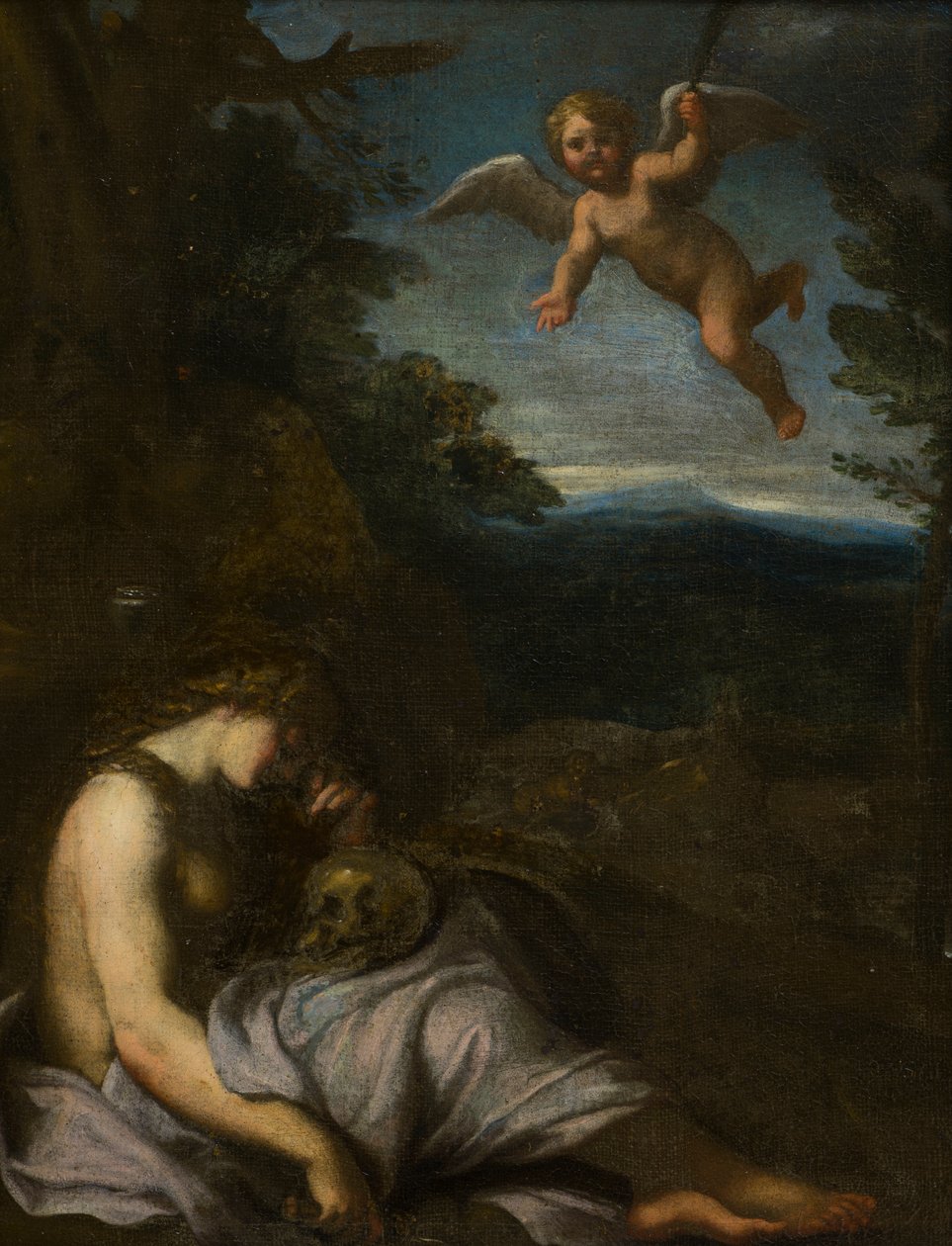 The Penitent Magdalen by Annibale (after) Carracci