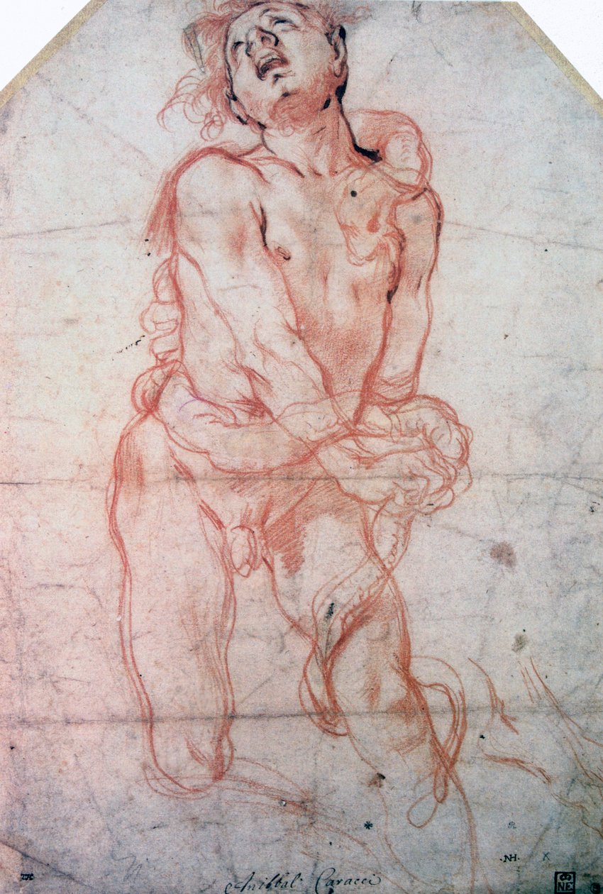 Figure Study, 1560-1609 by Annibale Carracci