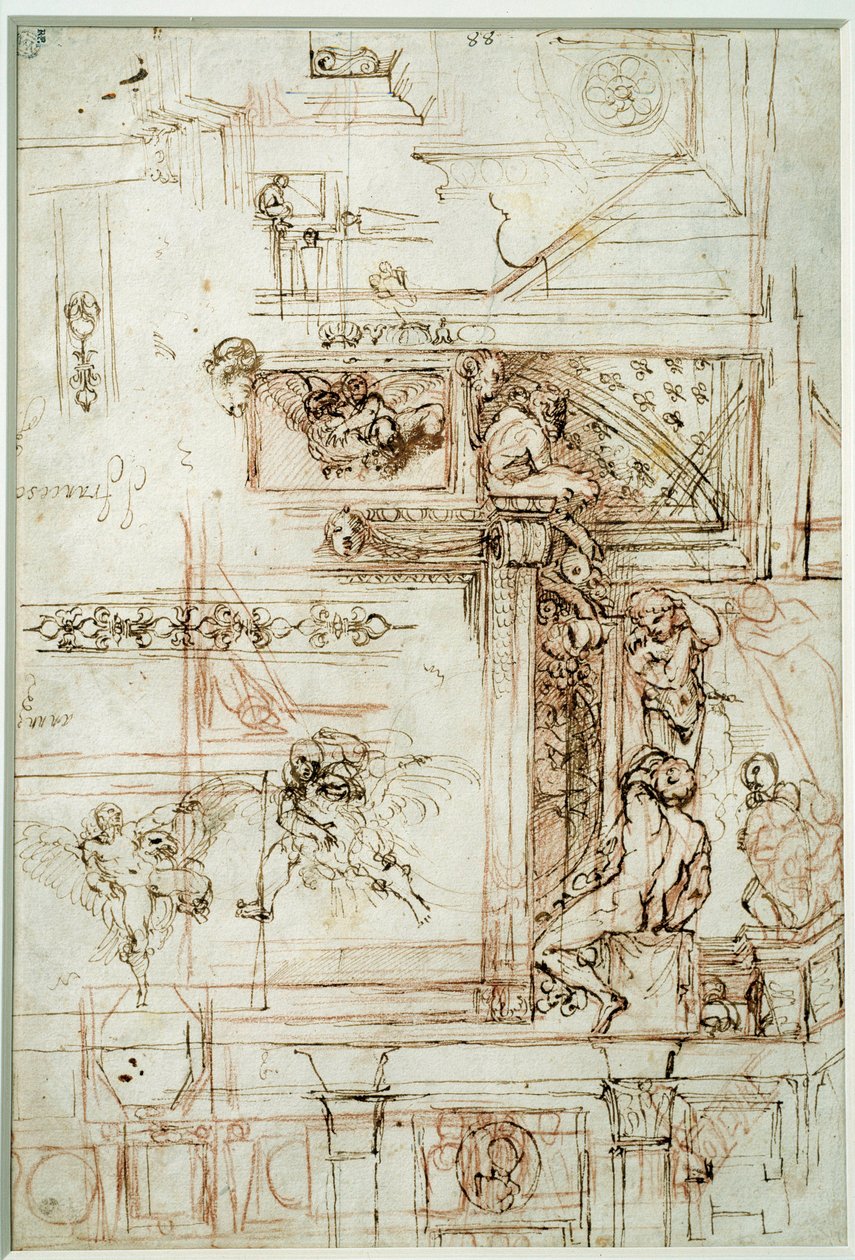 Project for the Farnese gallery by Annibale Carracci