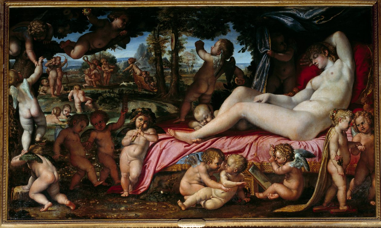 The Sleep of Venus by Annibale Carracci