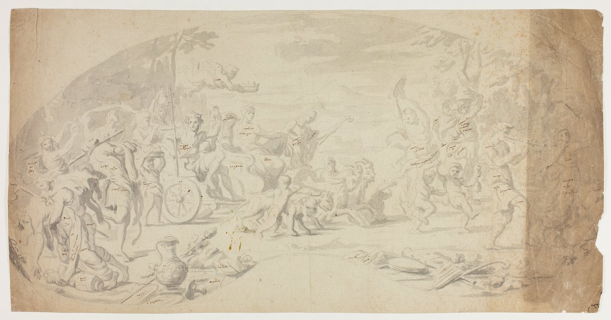 Triumph of Bacchus and Ariadne by Annibale Carracci