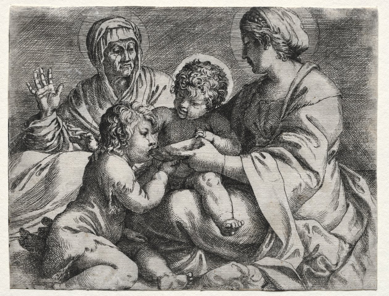 Virgin with the Bowl by Annibale Carracci