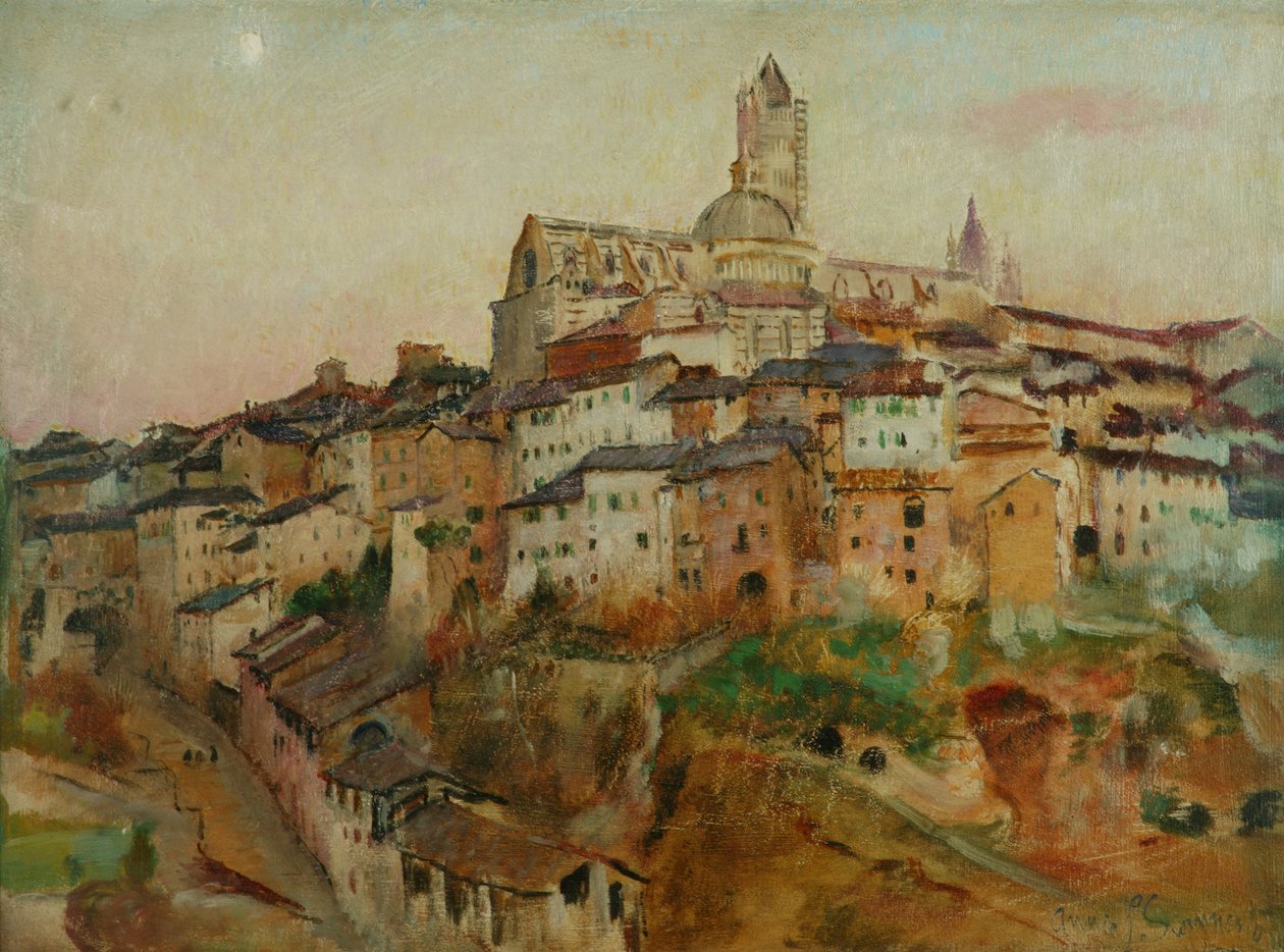 The Town of Siena by Annie Louisa Swynnerton