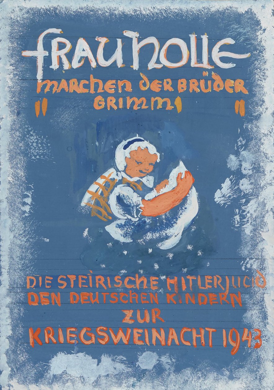 Design for Title Page: Frau Holle by Anny Dollschein