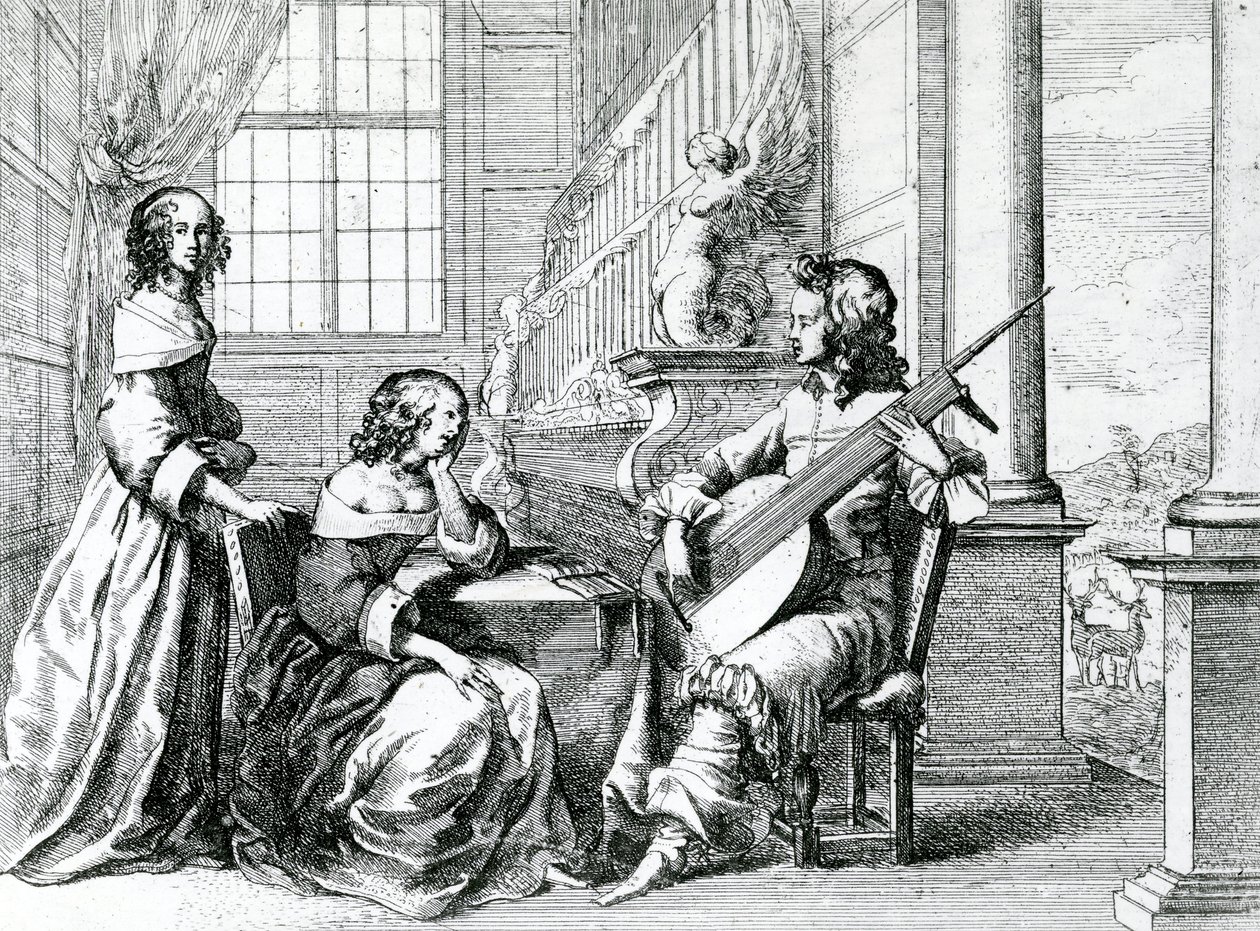 The Music Lesson by Unbekannt Unbekannt