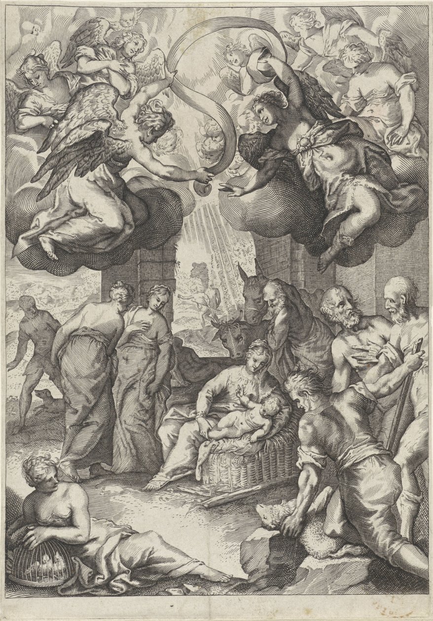 Adoration of the Shepherds by Anonymous