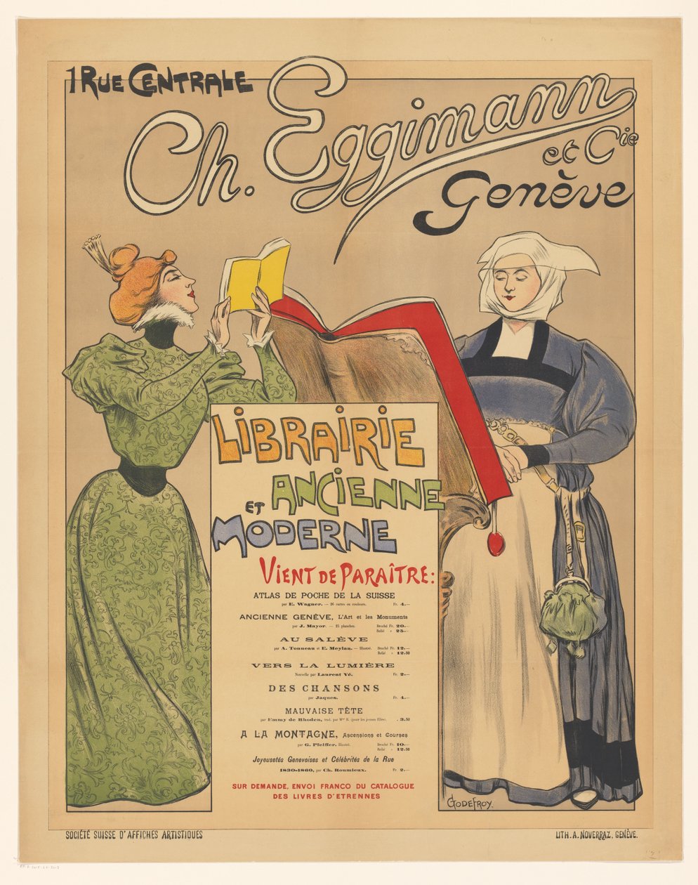 Poster of Publisher Ch. Eggimann et Cie in Geneva by Anonymous