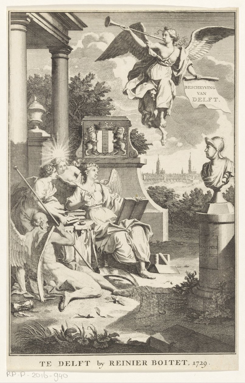 Allegory of Delft by Anonymous