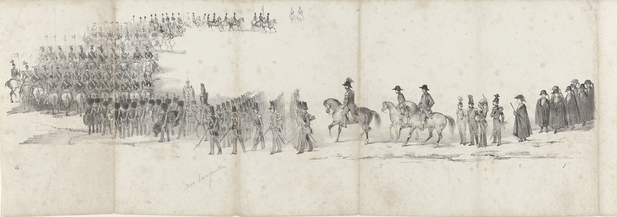 Funeral of the Late King William II in Delft on April 4, 1849 (Sheet 1) by Anonymous