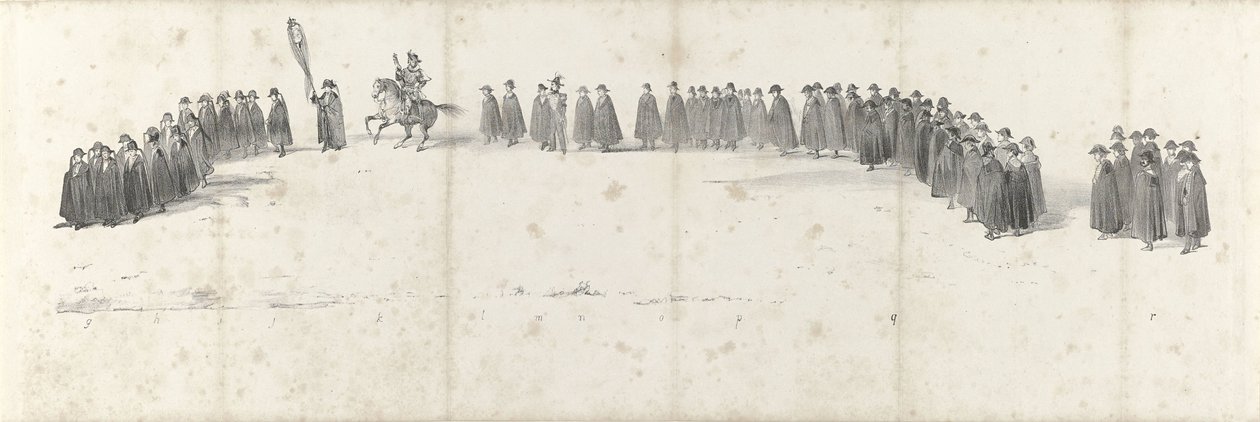 Funeral of the Late King William II in Delft on April 4, 1849 (Sheet 2) by Anonymous