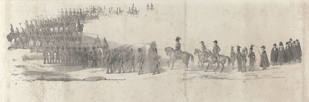Funeral of the Late King William II in Delft on April 4, 1849 (sheet 2) by Anonymous