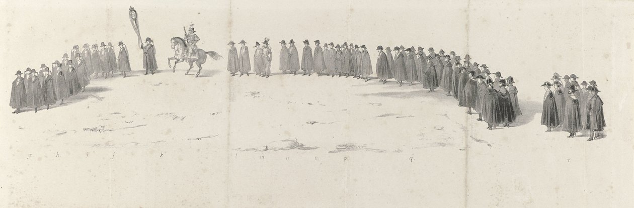 Funeral of the Late King William II in Delft on April 4, 1849 (sheet 2) (series title) by Anonymous