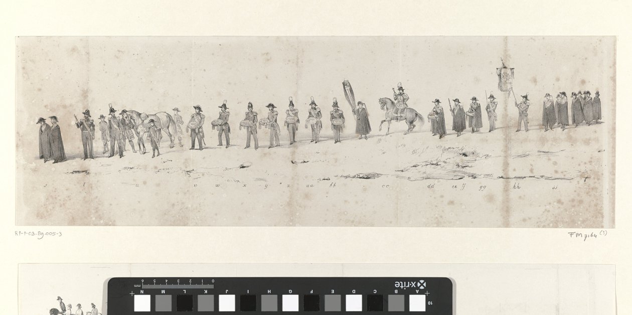 Funeral of the Late King William II in Delft on April 4, 1849 by Anonymous
