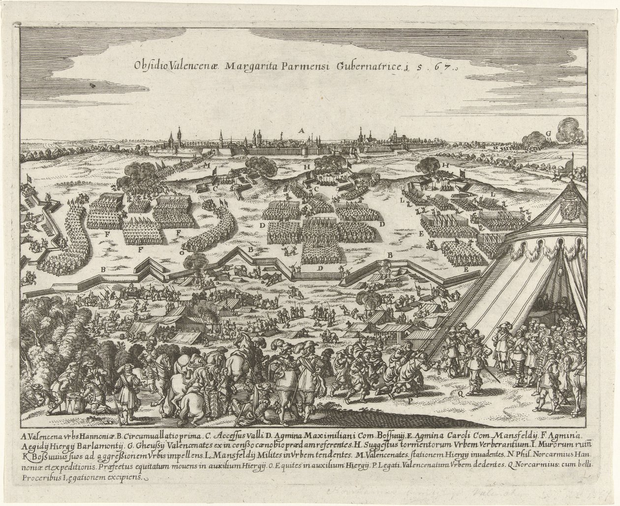 Siege of Valenciennes, 1567 by Anonymous