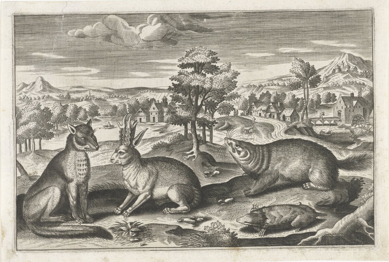 Forest Animals (series title: Quadruped Animals) by Anonymous
