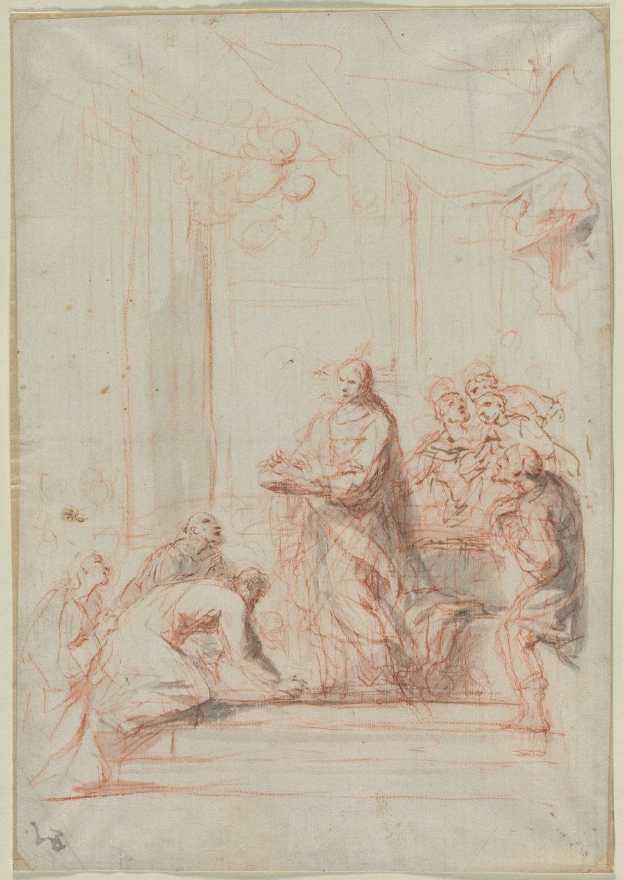 Christ Administering the Host by Anonymous