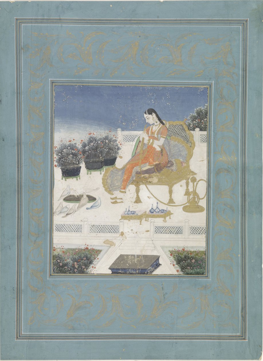 Lady on a Sofa by Anonymous