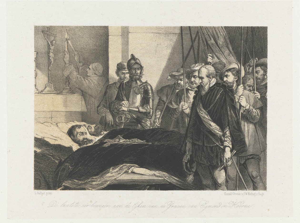 The Last Honors Paid to the Bodies of Egmond and Horne, 1568 by Anonymous