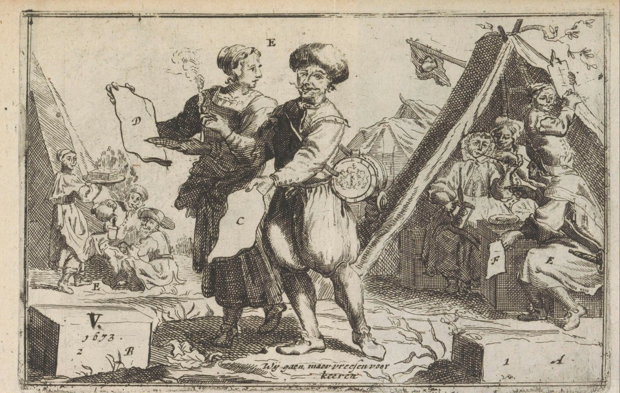 The Brave Batavians, 1673 by Anonymous