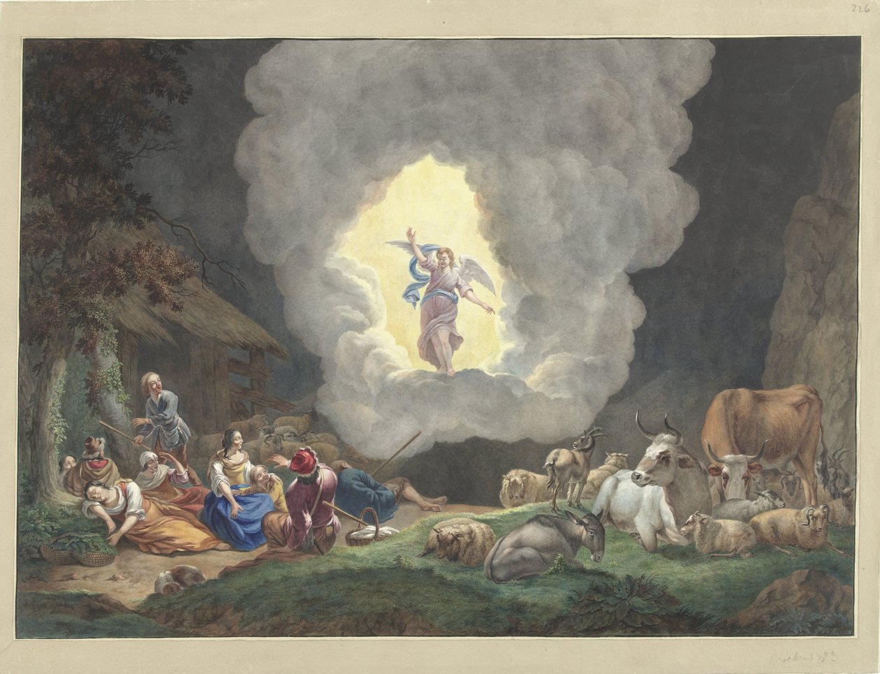 The Annunciation to the Shepherds by Anonymous
