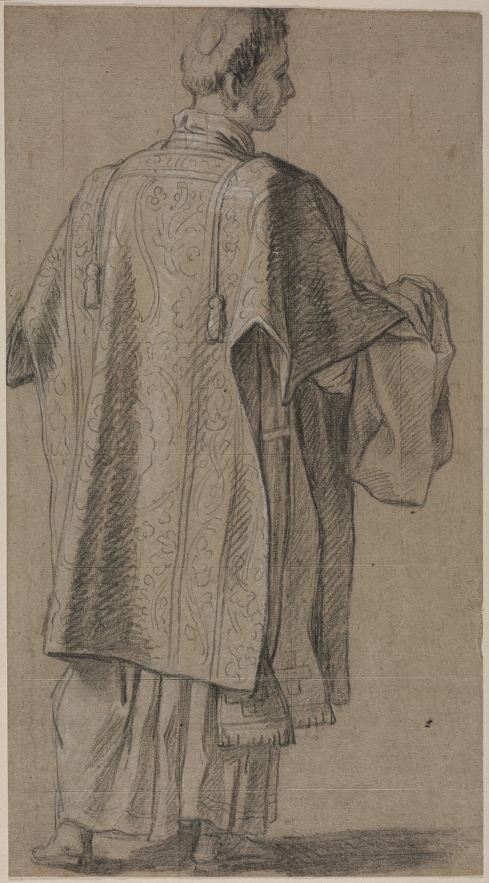 Ecclesiastic Seen from Behind by Anonymous