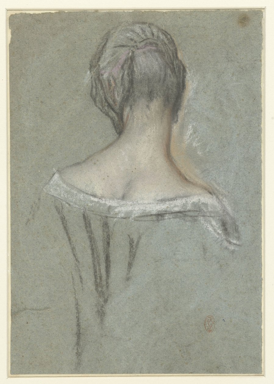 Elegant Lady, from Behind by Anonymous