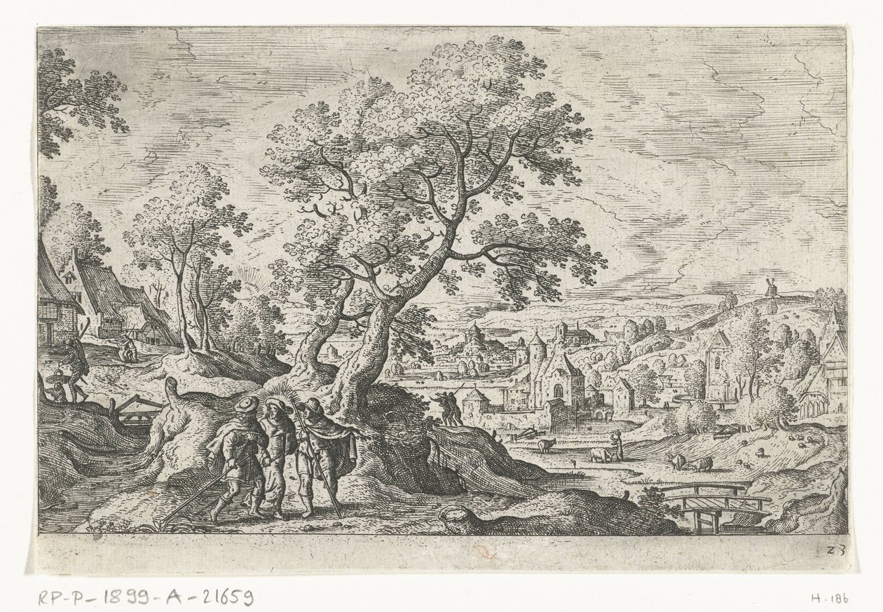 Emmaus Walkers by Anonymous