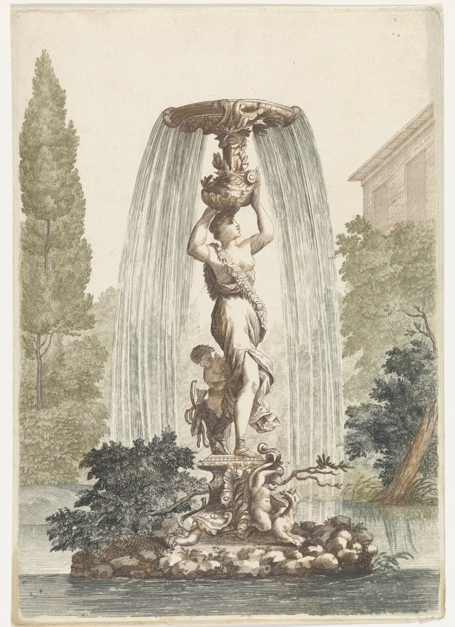 Fountain with Venus and Cupid by Anonymous