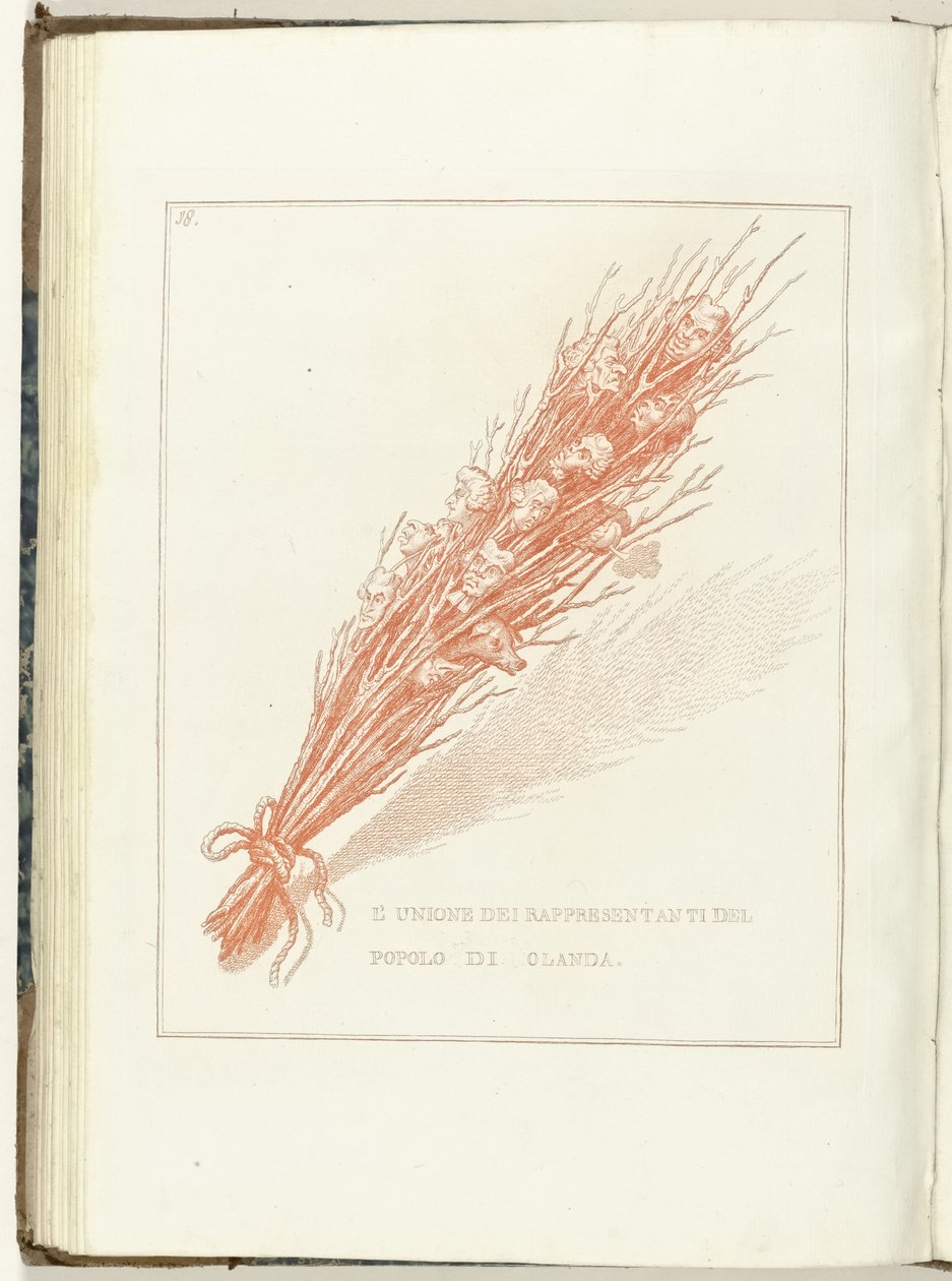 Scourge of the Provisional Representatives of the People of Holland, 1795 (title on object: L