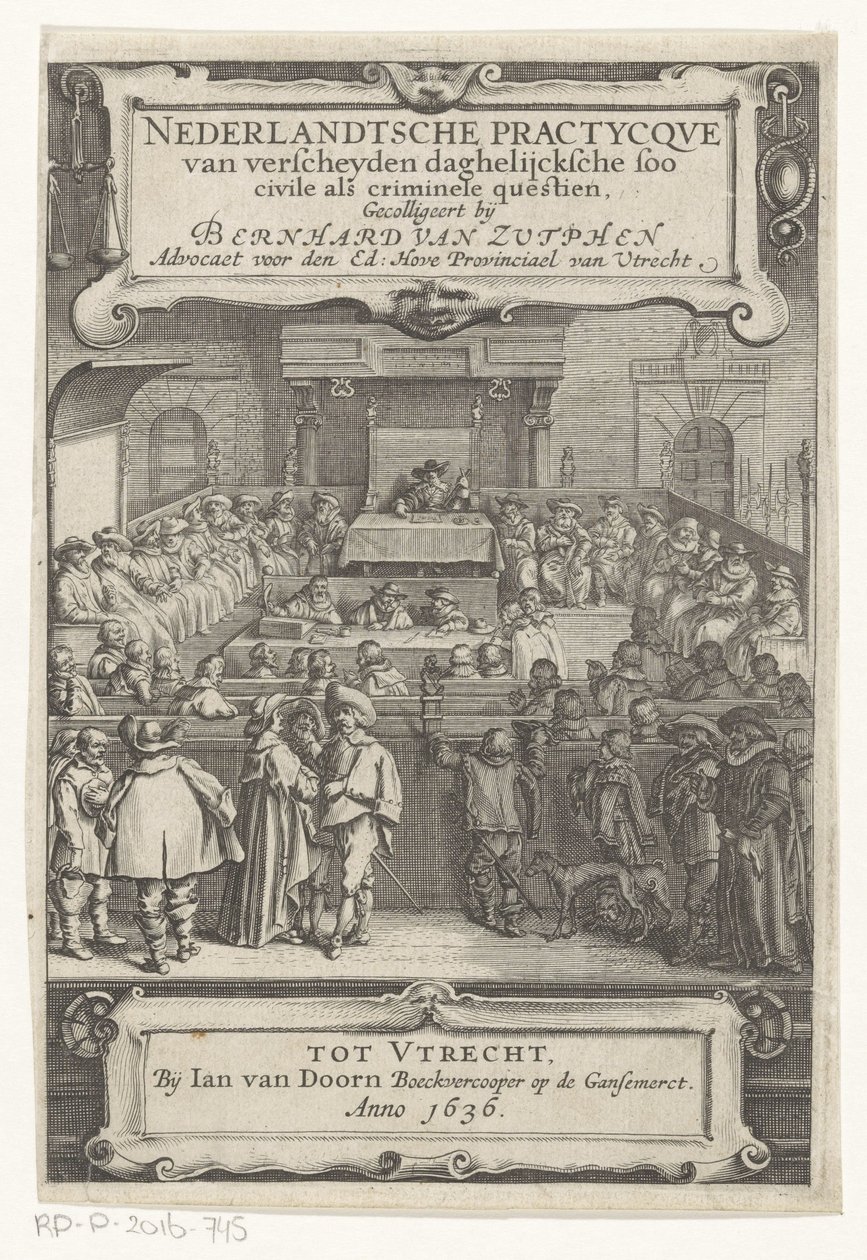 View in a Courtroom by Anonymous