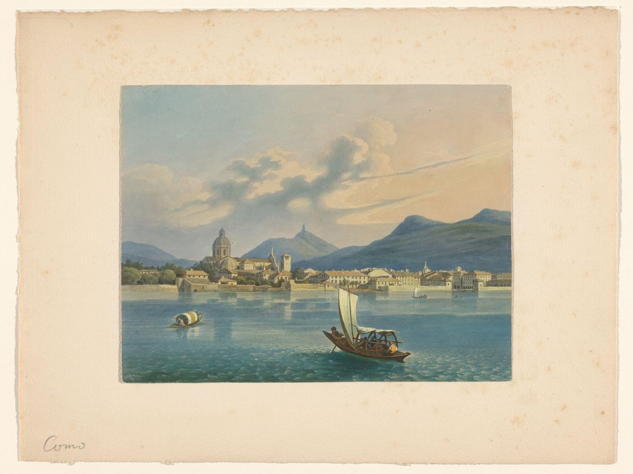 View of Como on Lake Como by Anonymous