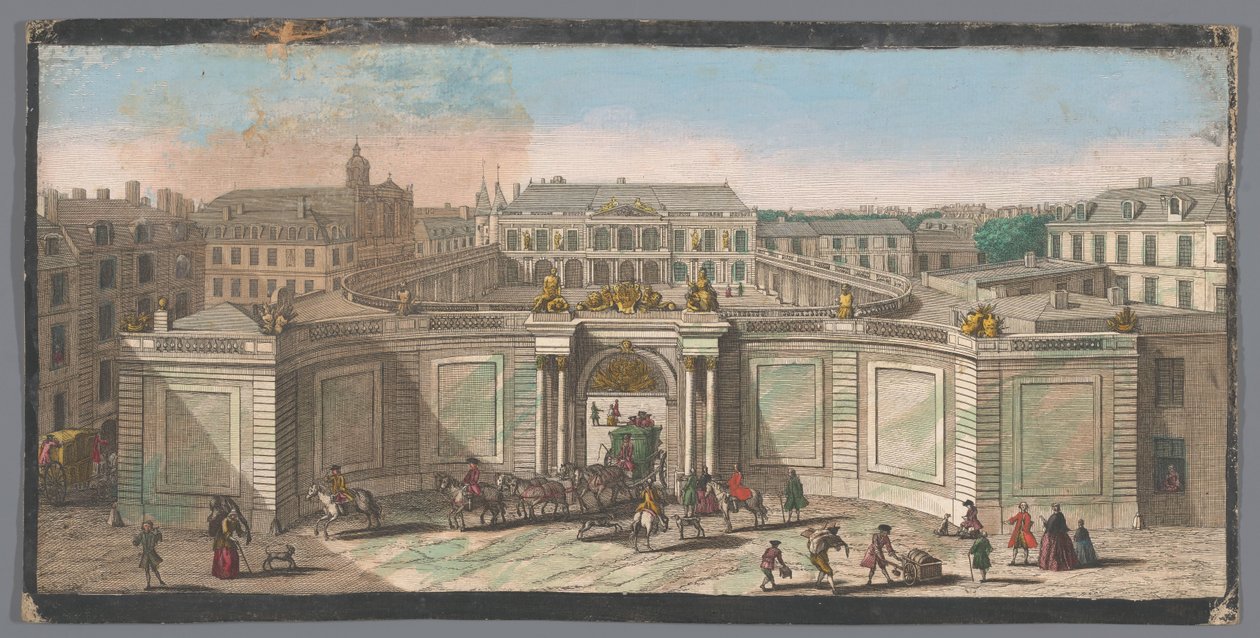 View of Hôtel de Soubise in Paris by Anonymous