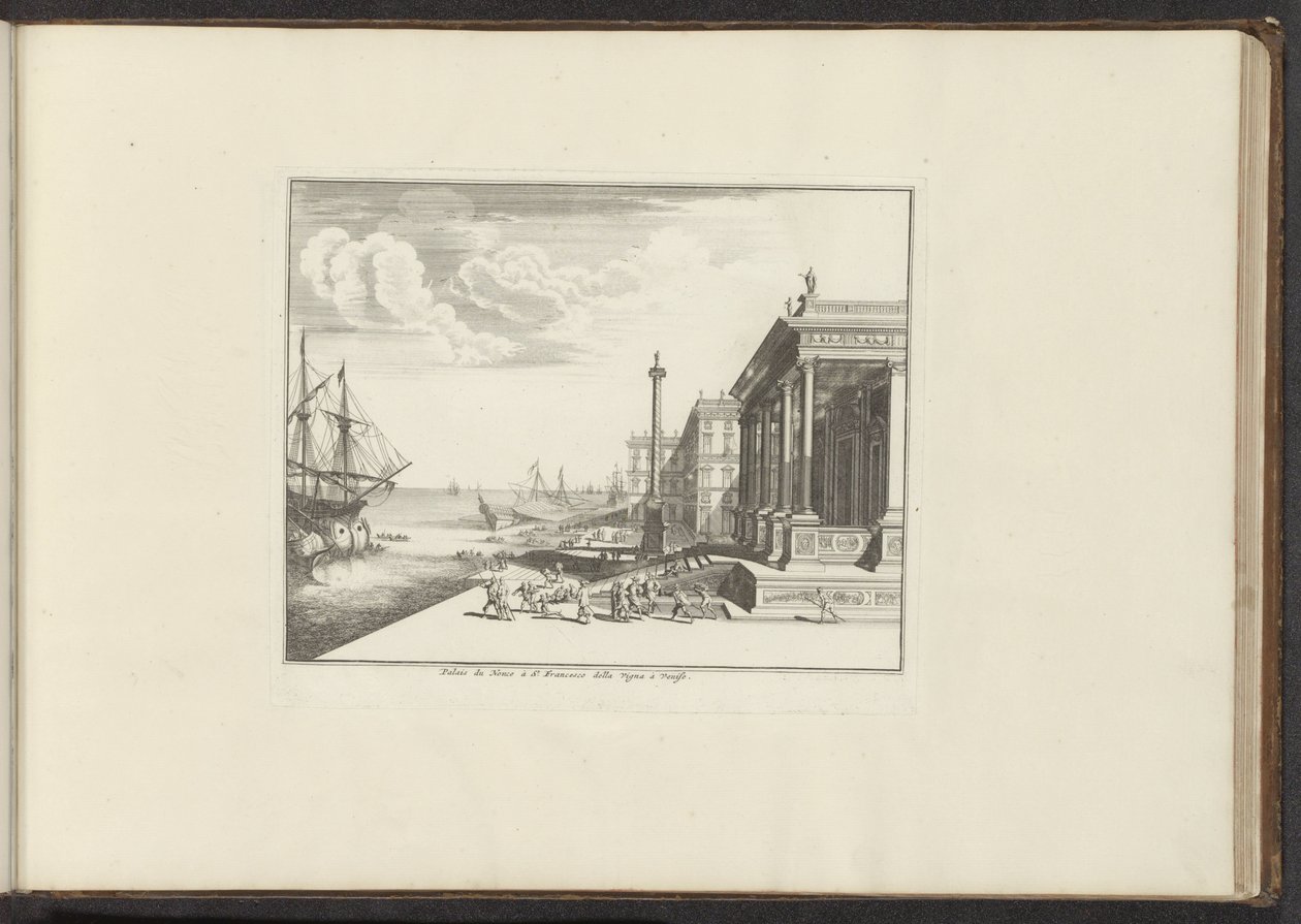 View of Palazzo del Nunzio Ponteficio in Venice by Anonymous