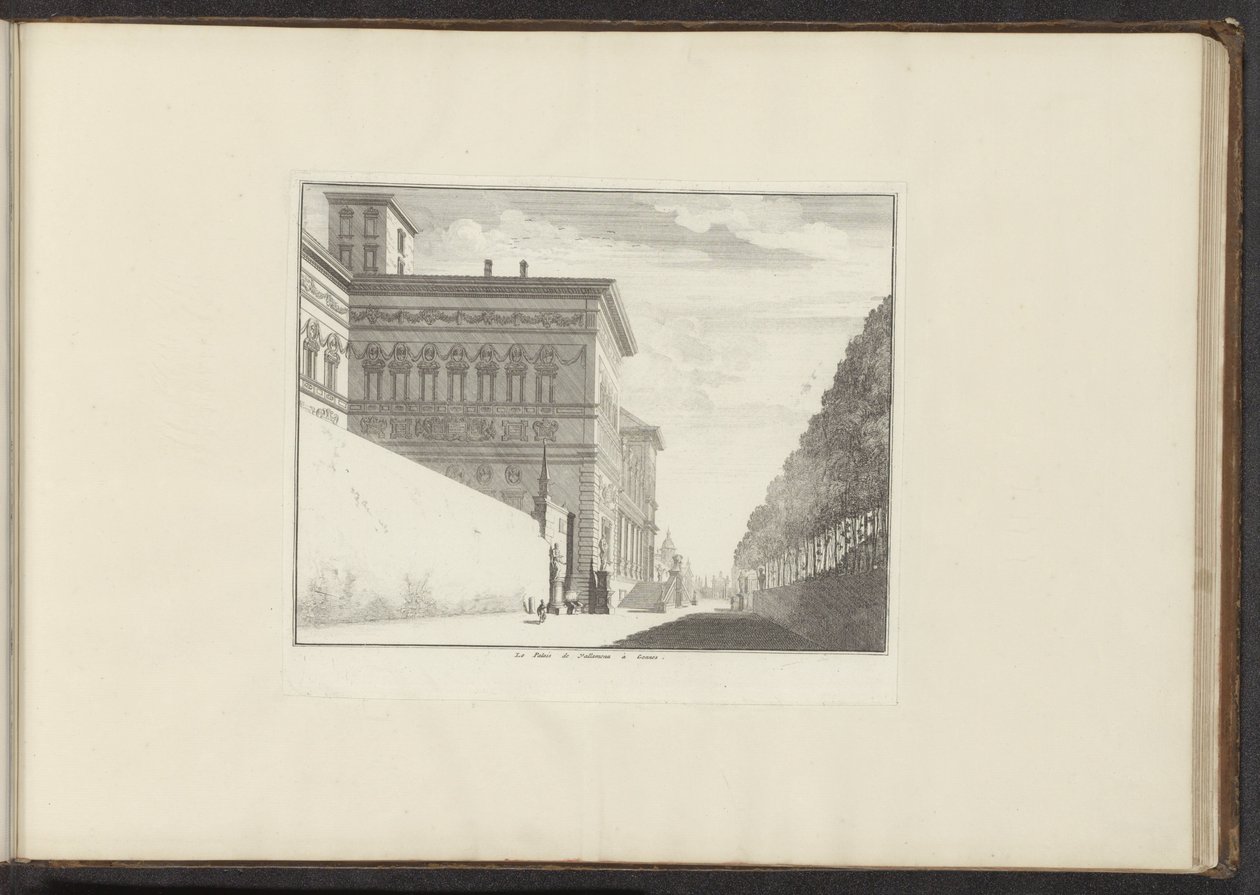 View of Villa Borghese in Rome by Anonymous
