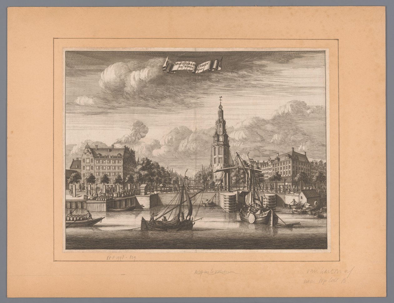 View of the Montelbaanstoren in Amsterdam by Anonymous