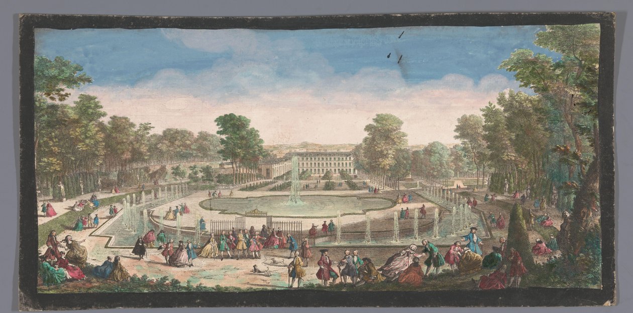 View of the Orangerie of the Château de Saint-Cloud by Anonymous