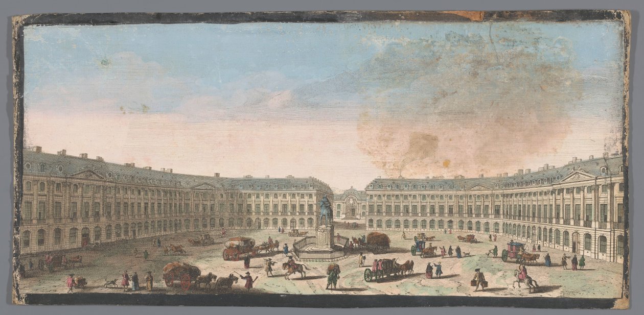 View of Place Vendôme, Paris by Anonymous