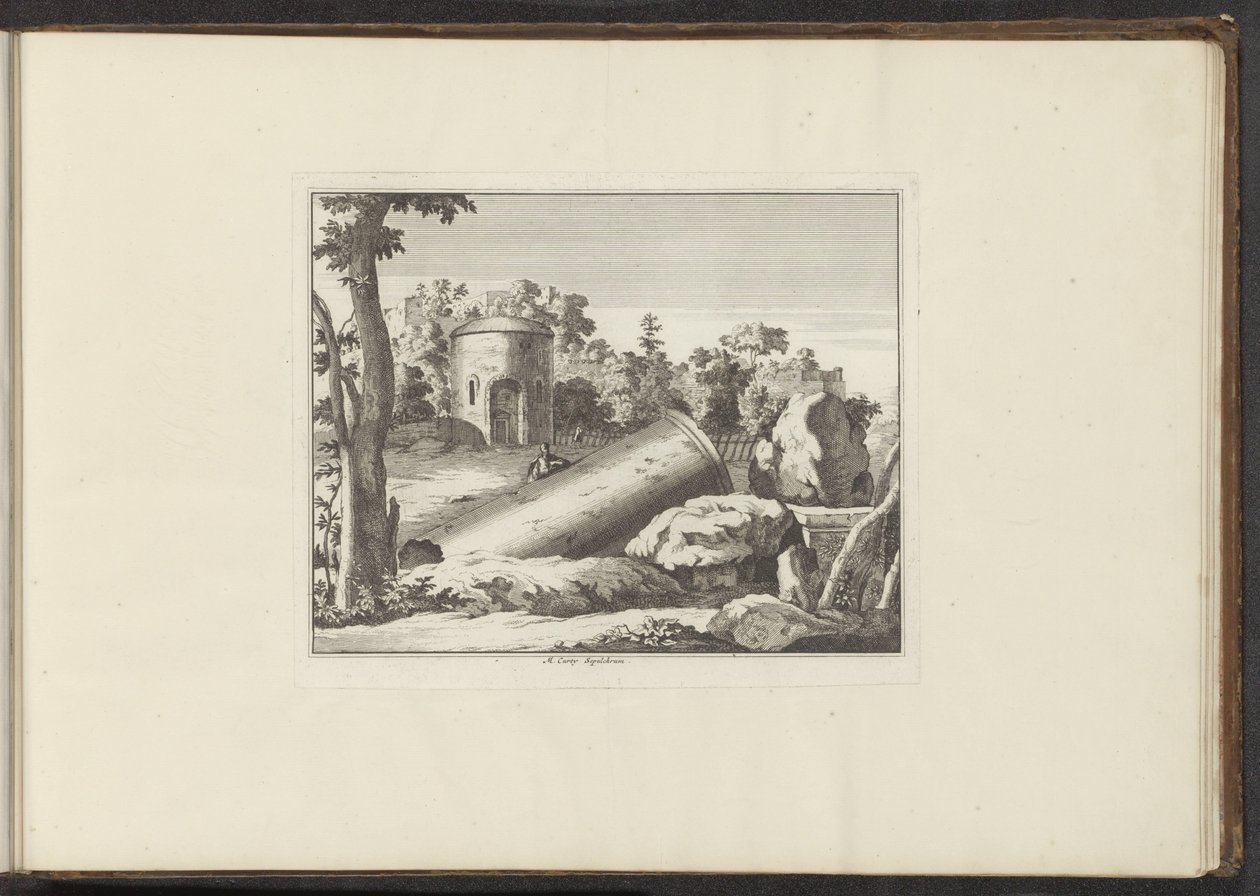 View of the Ruin of M. Curty by Anonymous