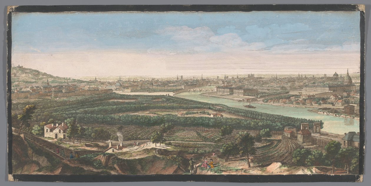 View of the City of Paris from the Village of Chaillot by Anonymous