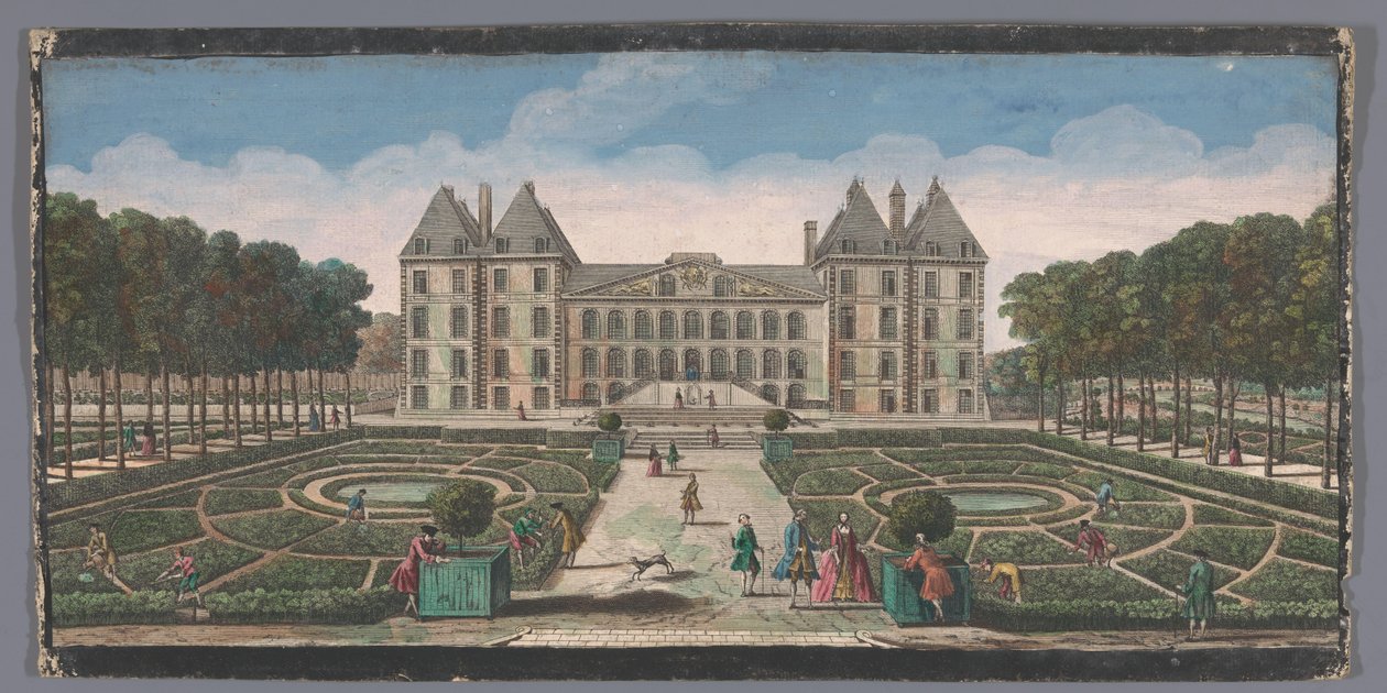 View of the Garden and Château de Saint-Maur by Anonymous