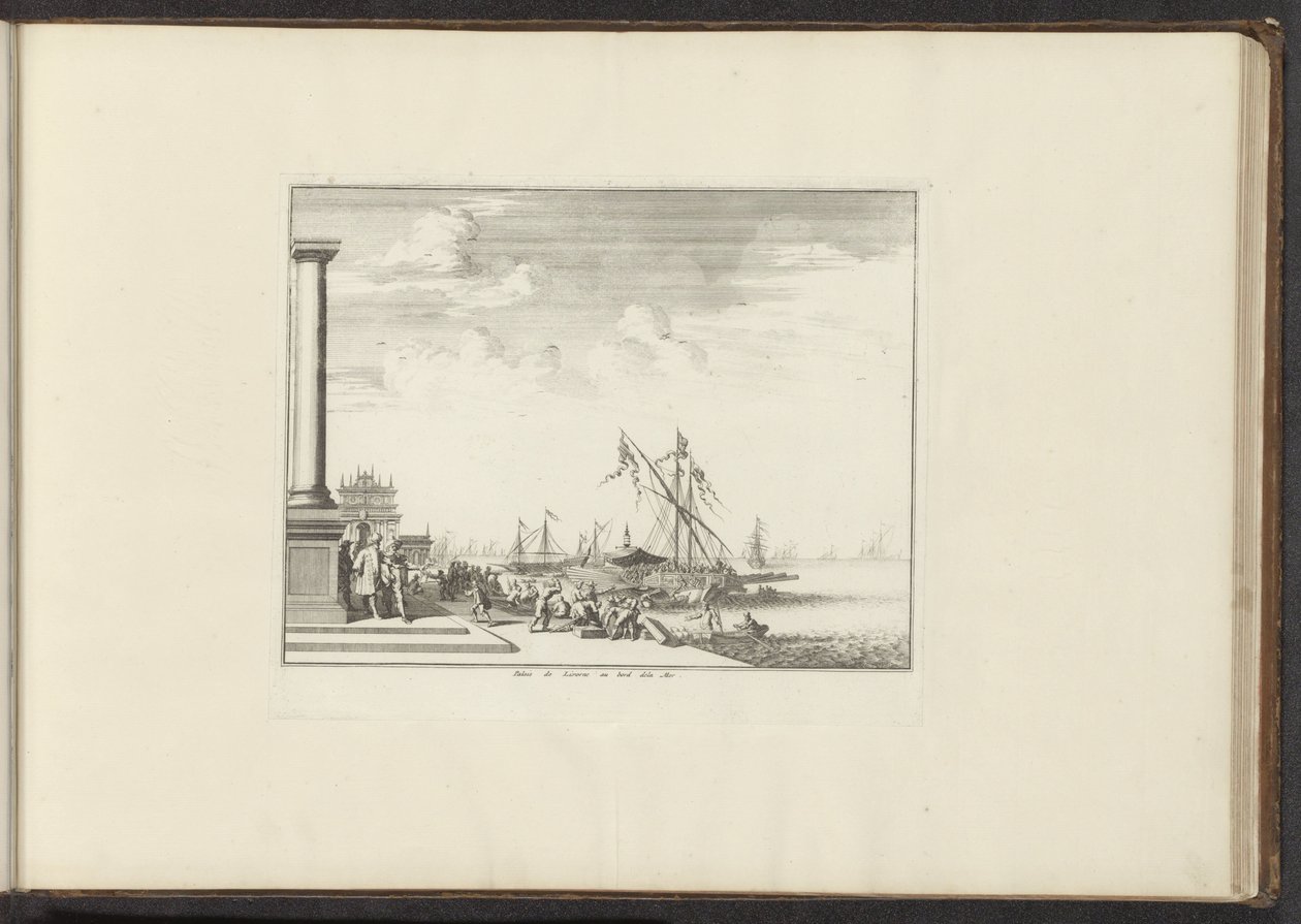 View of a Palace in Livorno (Palaces and Monuments in Venice, Livorno, Naples, and Rome) by Anonymous